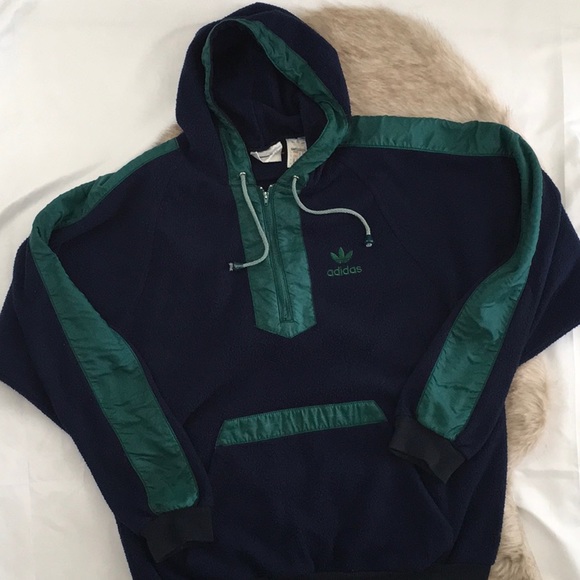 adidas 1/4 zip fleece vintage adidas 1/4 zip fleece vintage